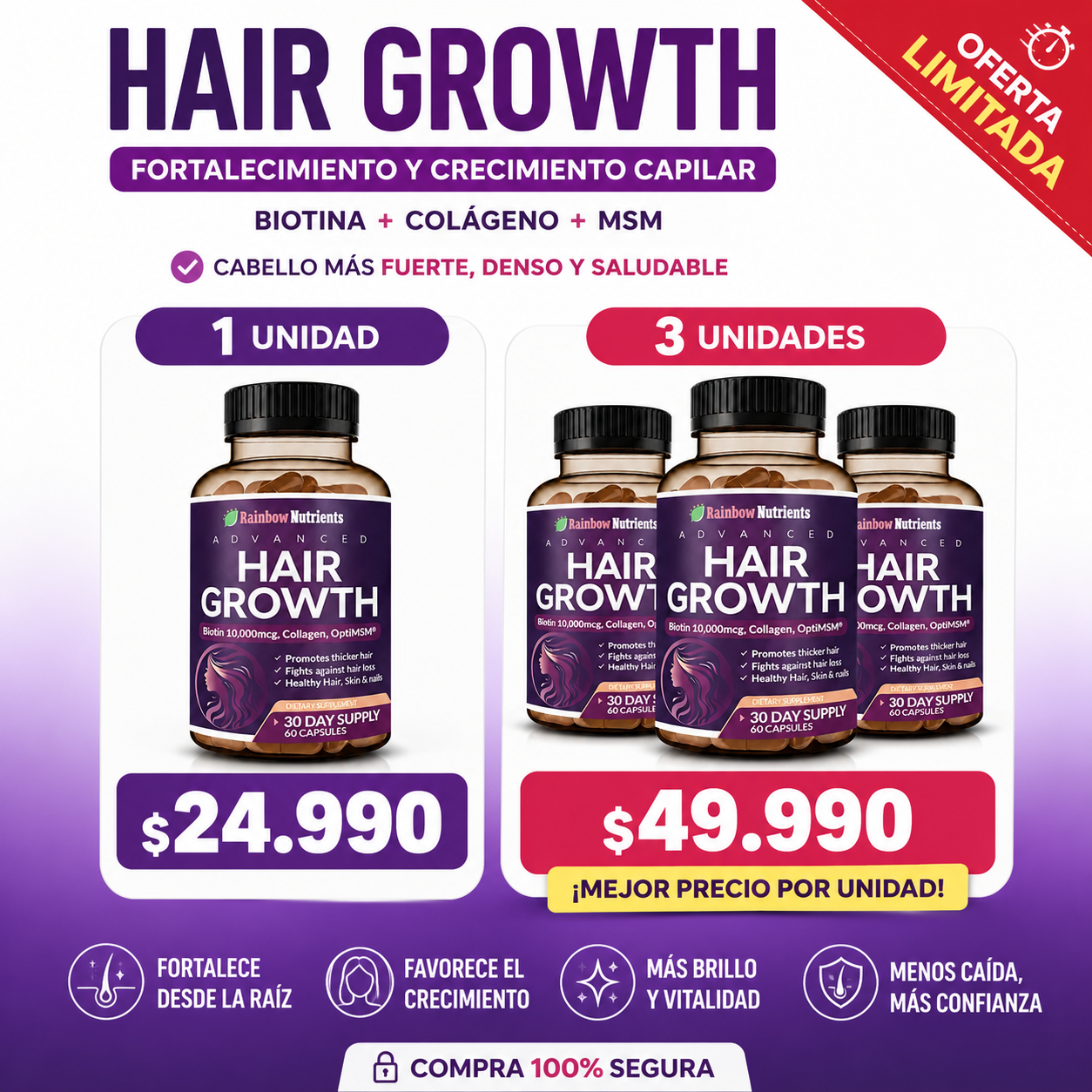 HAIR GROWTH - TRATAMIENTO CAPILAR