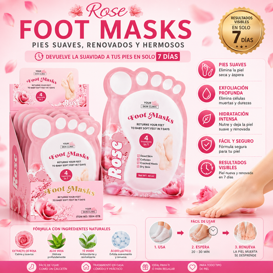 MASCARILLA PARA PIES 4 EN 1