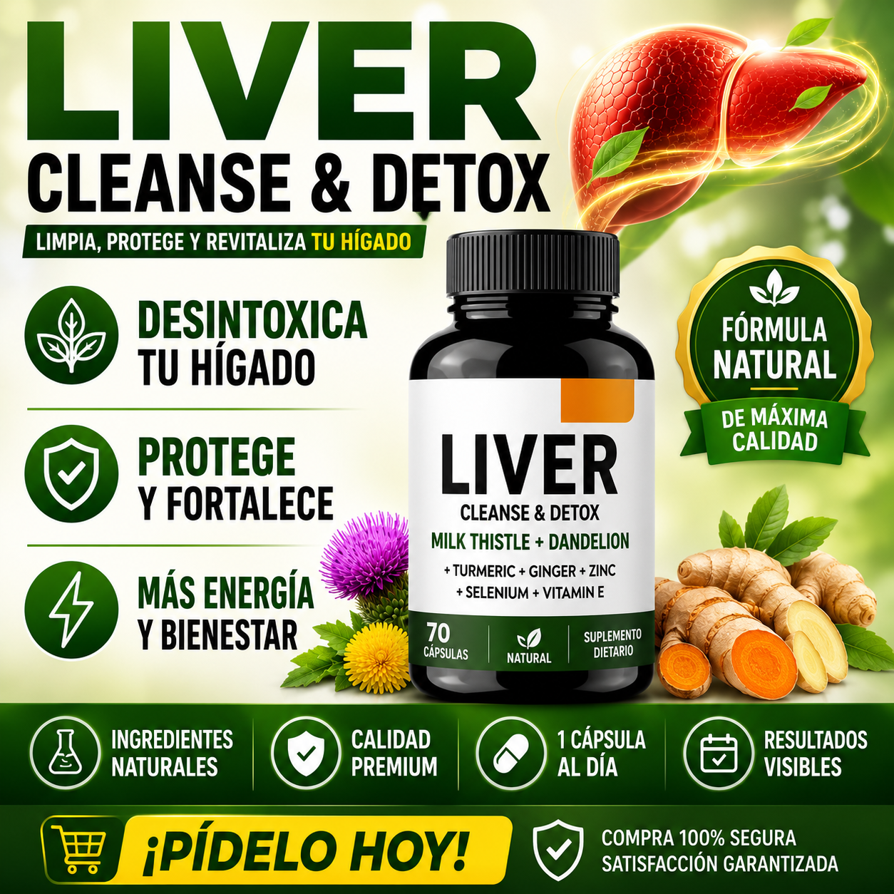 LIVER CLEANSE & DETOX | Desintoxicación Natural para tu Hígado