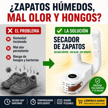 👟 Secador de Zapatillas 360°