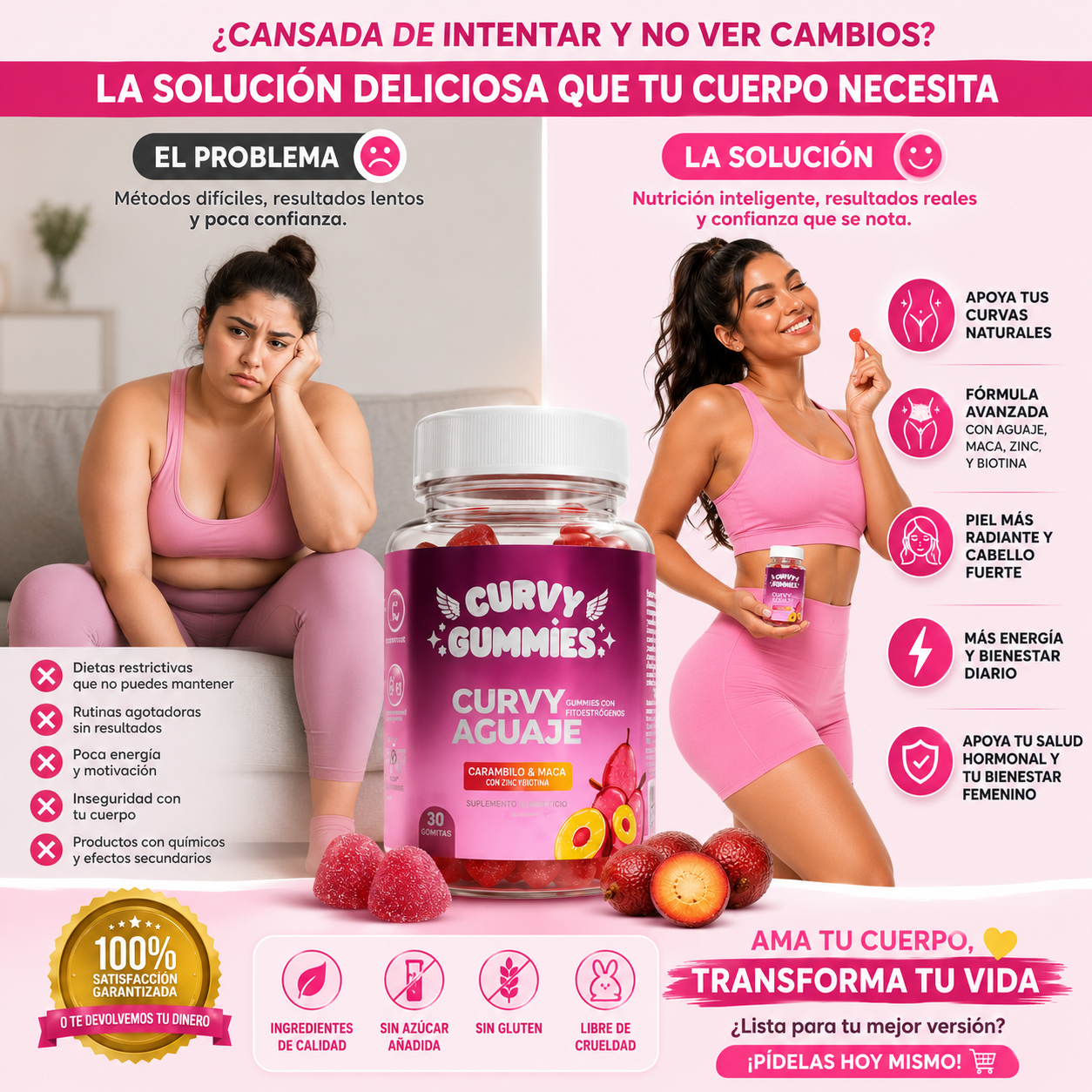 💖 Curvy Gummies | Deliciosas Gomitas para tu Rutina Diaria