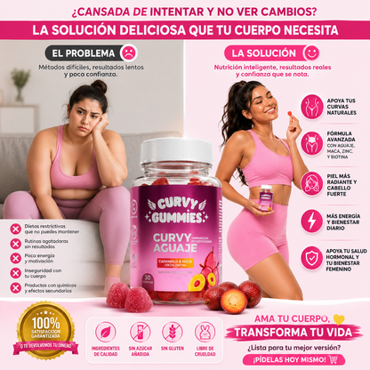 💖 Curvy Gummies | Deliciosas Gomitas para tu Rutina Diaria