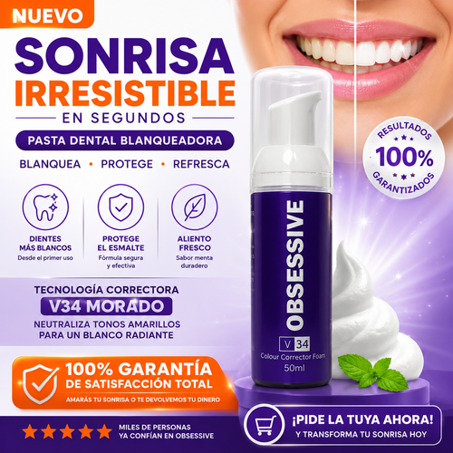 Pasta Dental Blanqueadora ✨ Blancura Visible