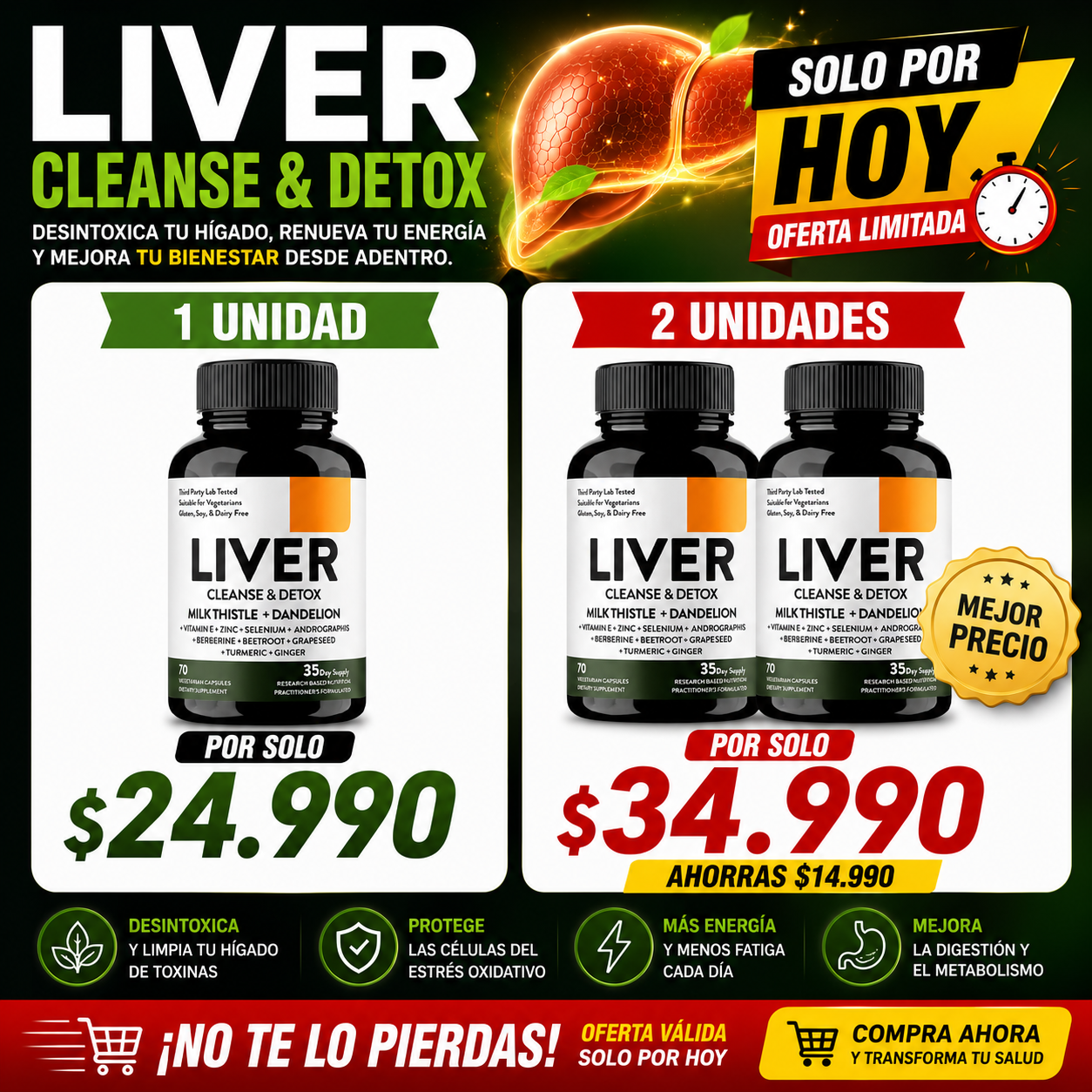LIVER CLEANSE & DETOX | Desintoxicación Natural para tu Hígado