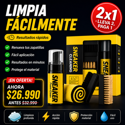 Kit De Limpieza Zapatillas Espuma