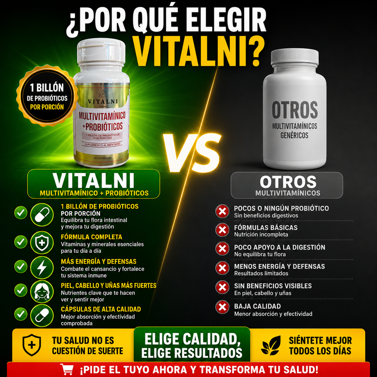 MULTIVITAMÍNICO + PROBIOTICOS 14 CEPAS