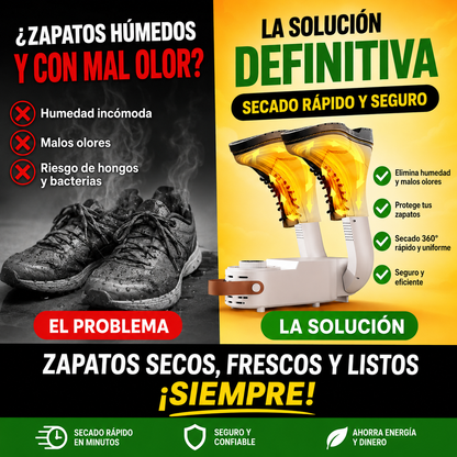 👟 Secador de Zapatillas 360°