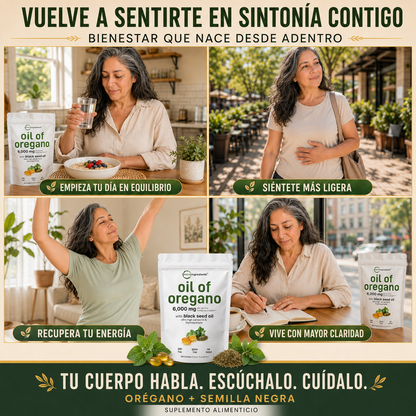 ACEITE DE OREGANO - Reduce Antojos, Hinchazon y Fatiga + Envio GRATIS