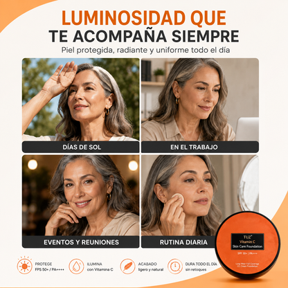 Base TUZ Vitamina C  FPS 50 – Corrige, ilumina y unifica tu piel al momento + 2x1+ Envio GRATIS