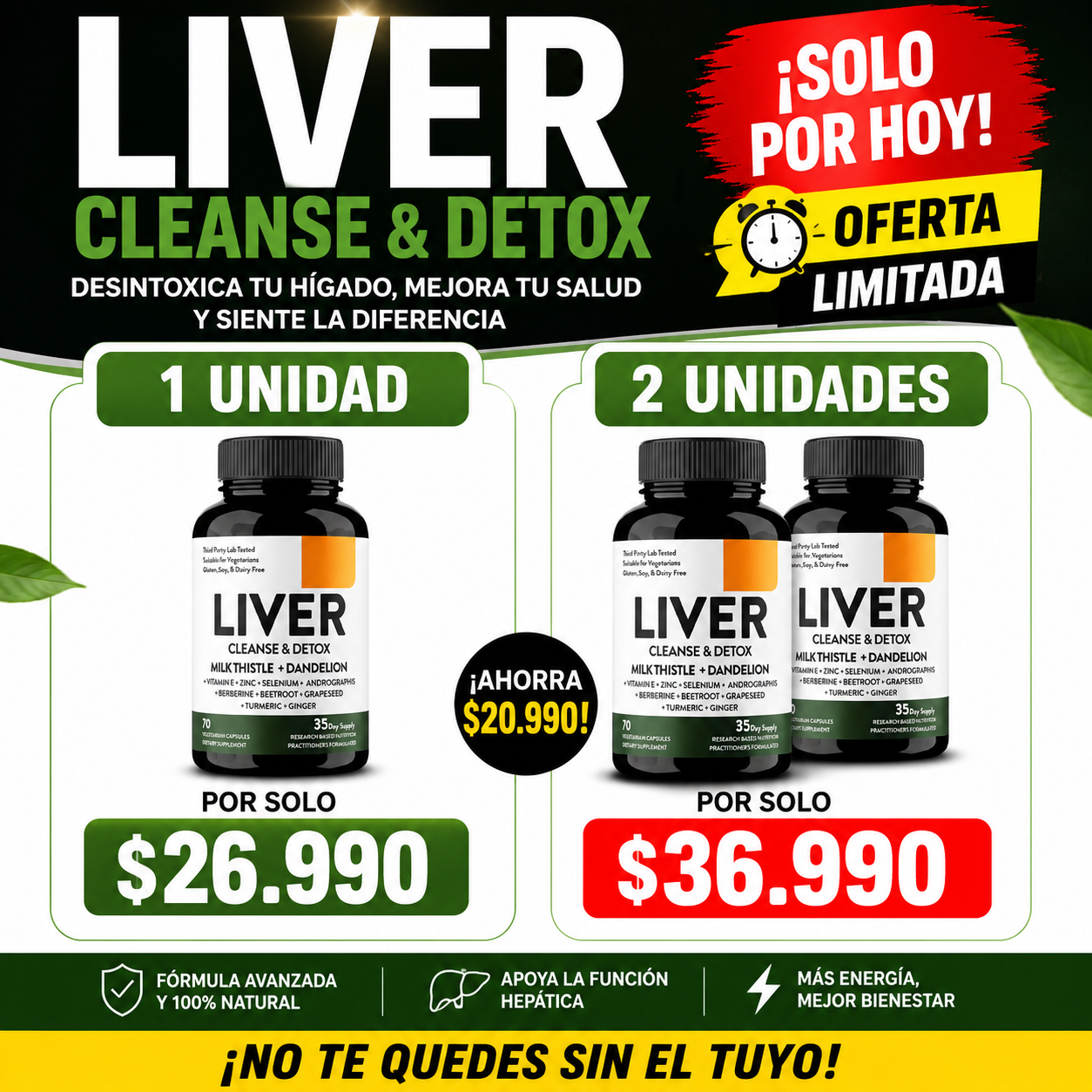 LIVER CLEANSE & DETOX | Desintoxicación Natural para tu Hígado