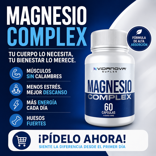 MAGNESIO COMPLEX 1000MG 60CAPS