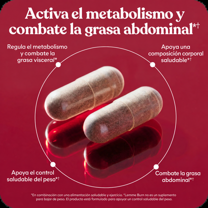 LEMME BURN | Cápsulas activadoras del metabolismo y de la enzima AMPK