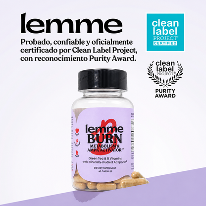 LEMME BURN | Cápsulas activadoras del metabolismo y de la enzima AMPK