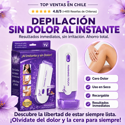 Finish Touch YES – Tu Aliada para una Piel Siempre Suave + Crema blanqueadora de REGALO + Envio GRATIS