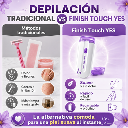 Finish Touch YES – Tu Aliada para una Piel Siempre Suave + Crema blanqueadora de REGALO + Envio GRATIS