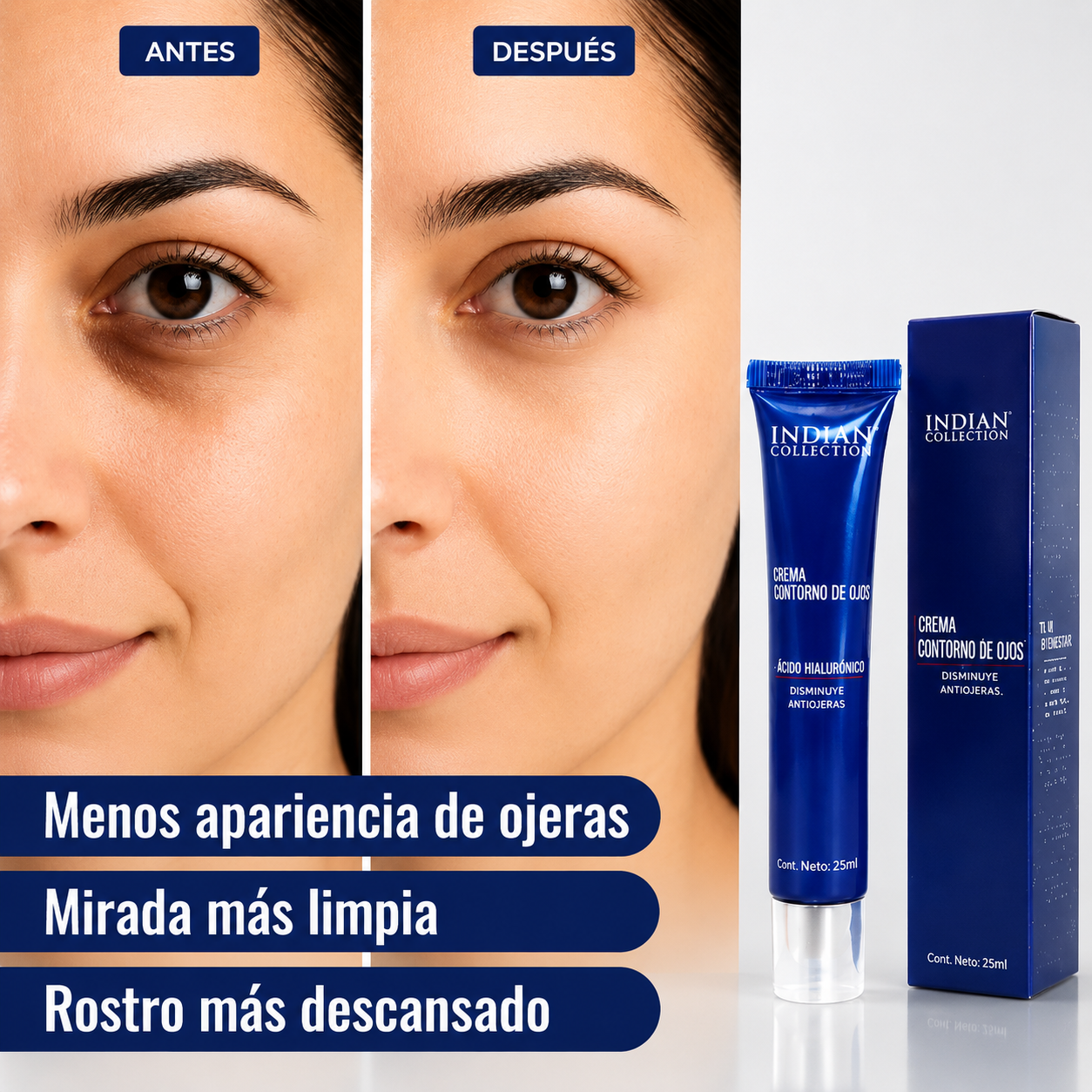 Crema Contorno de Ojos EyeLift™ – Mirada Más Fresca y Descansada + 2x1 Hoy + Envio GRATIS