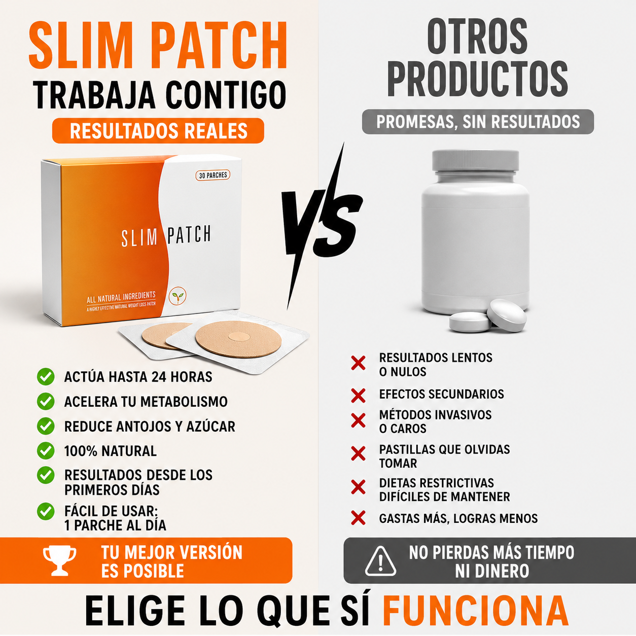 SLIM PATCH - El Quemador de Grasa Natural + 3X1🔥+ Envio GRATIS
