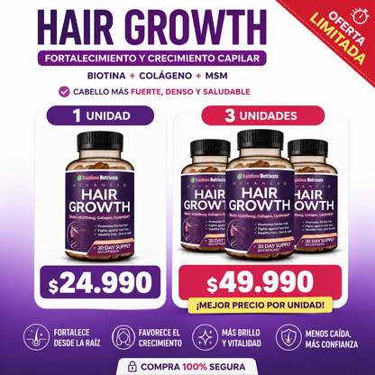 HAIR GROWTH - TRATAMIENTO CAPILAR
