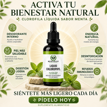 Clorofila Líquida Benevolent Pack 2x1 + Envio GRATIS