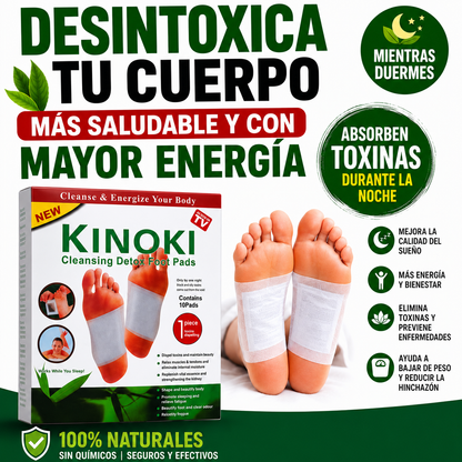KINOKI Desintoxica Tu Cuerpo Mientras Duermes