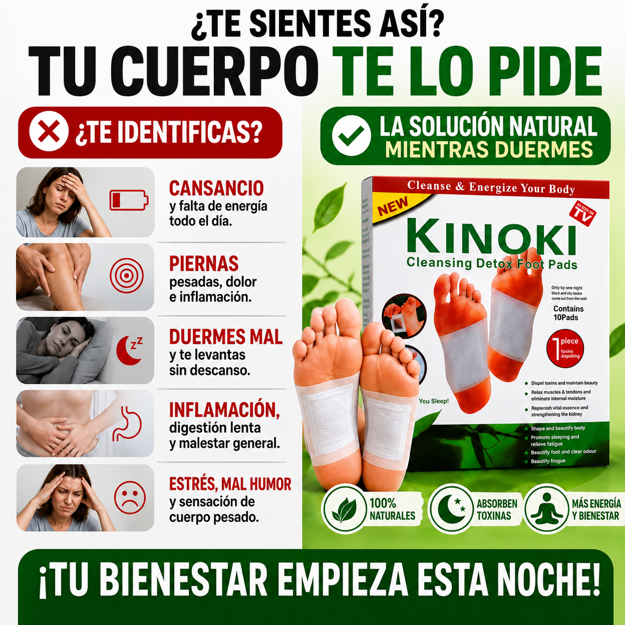 KINOKI Desintoxica Tu Cuerpo Mientras Duermes