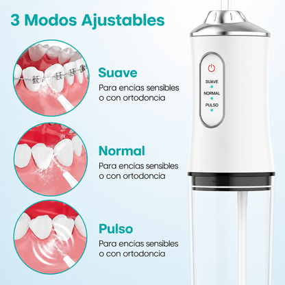 Irrigador Bucal Eléctrico Inteligente Portátil