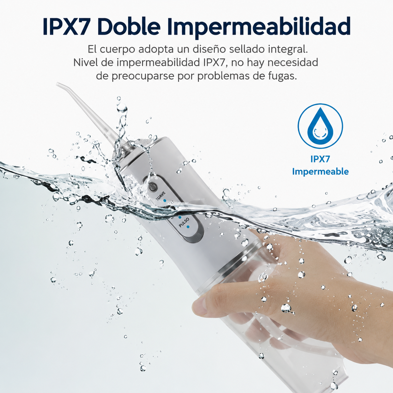 Irrigador Bucal Eléctrico Inteligente Portátil