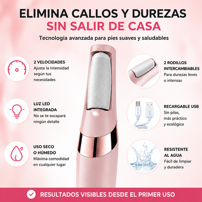 Lima Electrónica para Pies Recargable  Pies Suaves al Instante