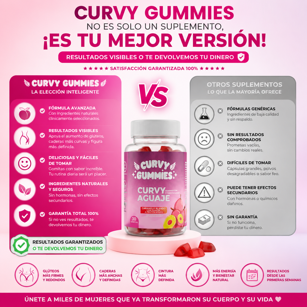 💖 Curvy Gummies | Deliciosas Gomitas para tu Rutina Diaria
