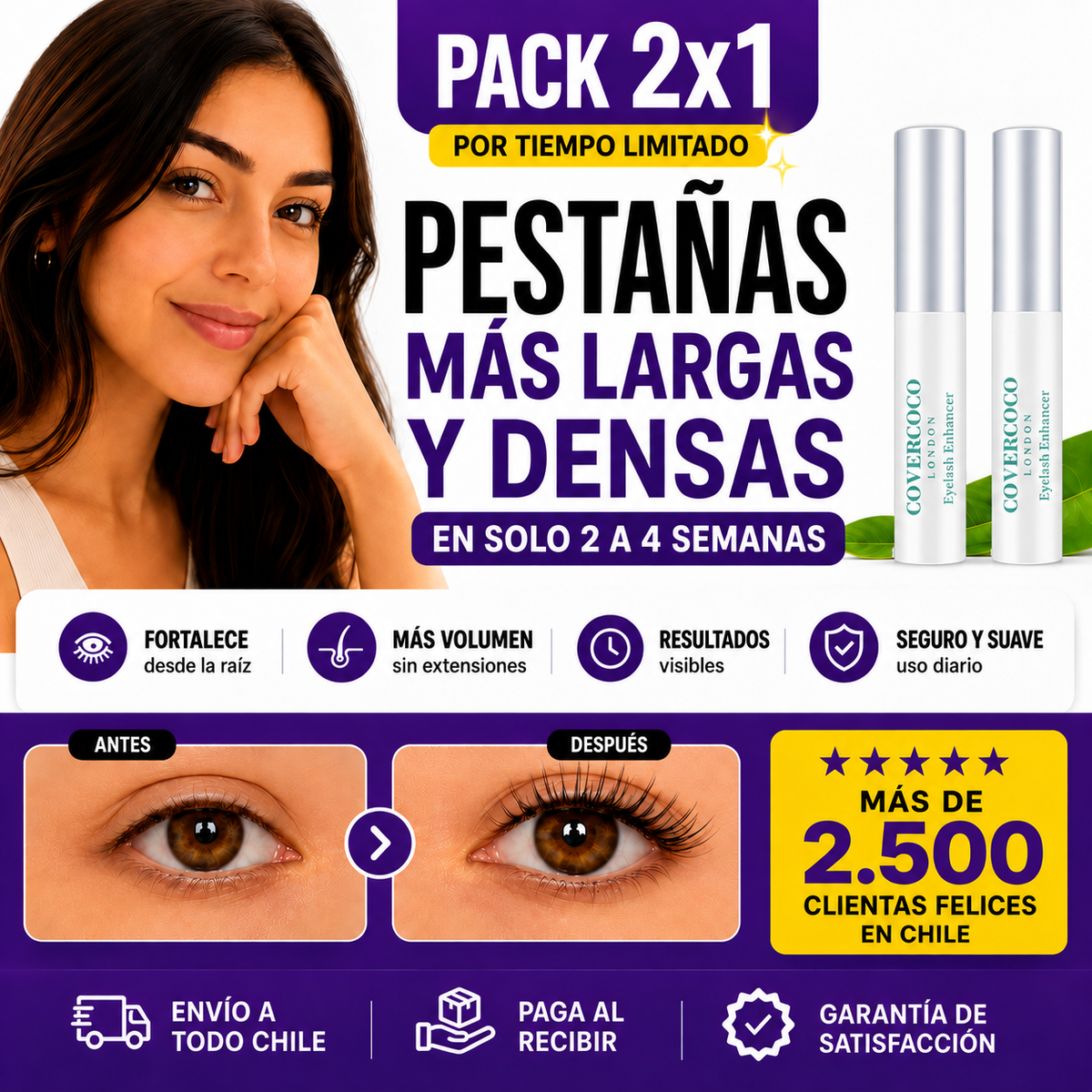 COVERCOCO LONDON - Devuelvele Protagonismo a tu Mirada + Oferta 2x1 + Envio GRATIS
