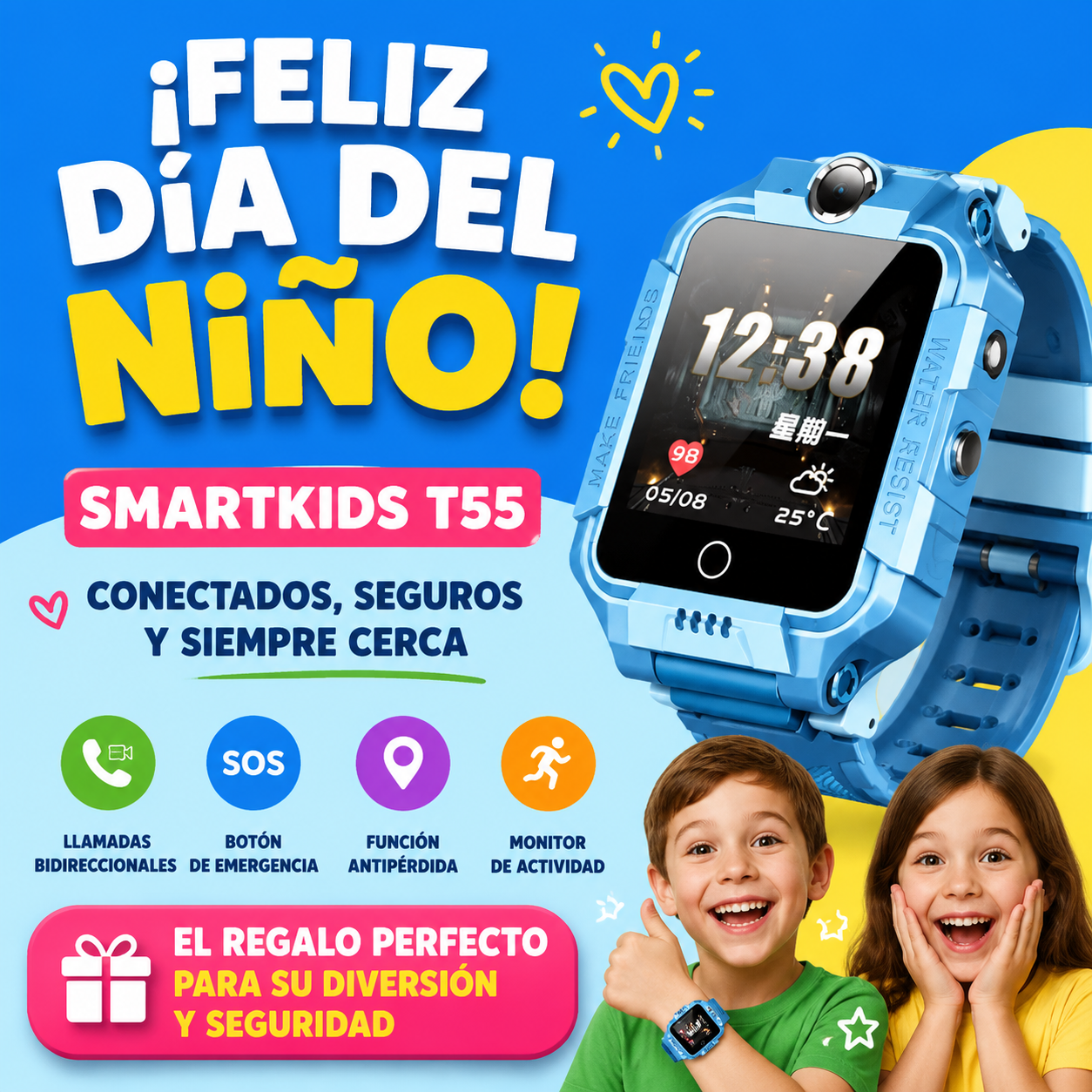 SmartKids T55 | Conectados en Todo Momento