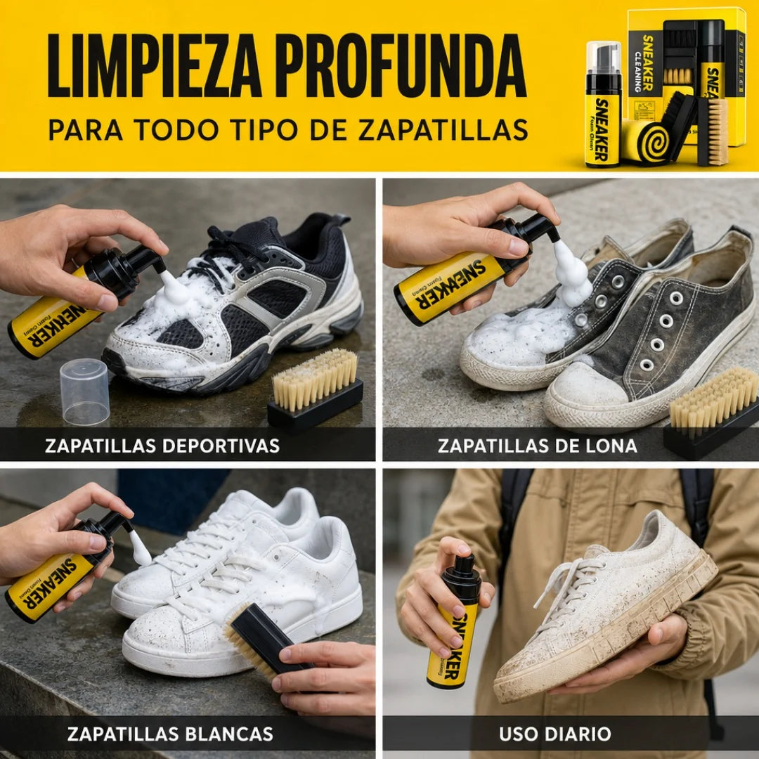 Kit De Limpieza Zapatillas Espuma